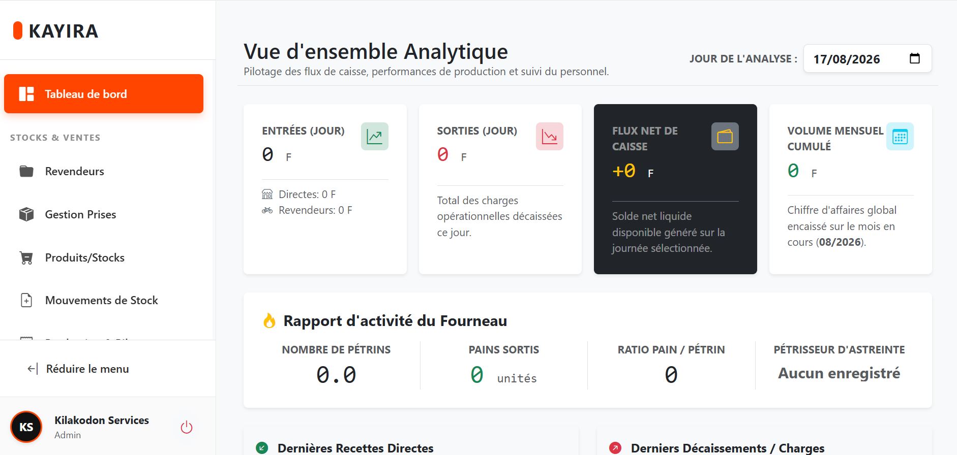 LOGICIEL DE GESTION BOULANGERIE ET PÂTISSERIE