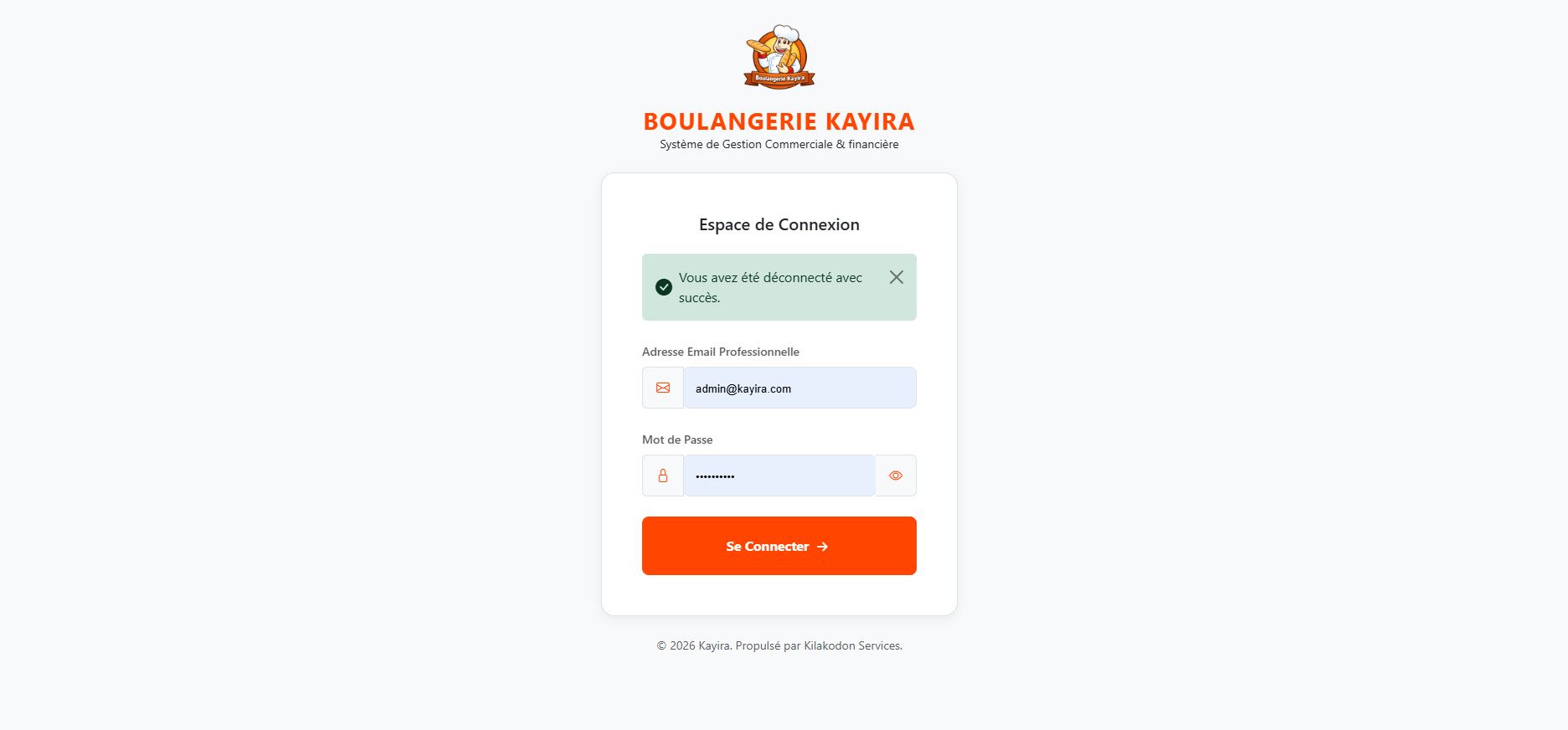 Login Logiciel